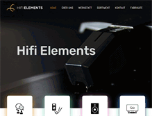 Tablet Screenshot of hifielements.de